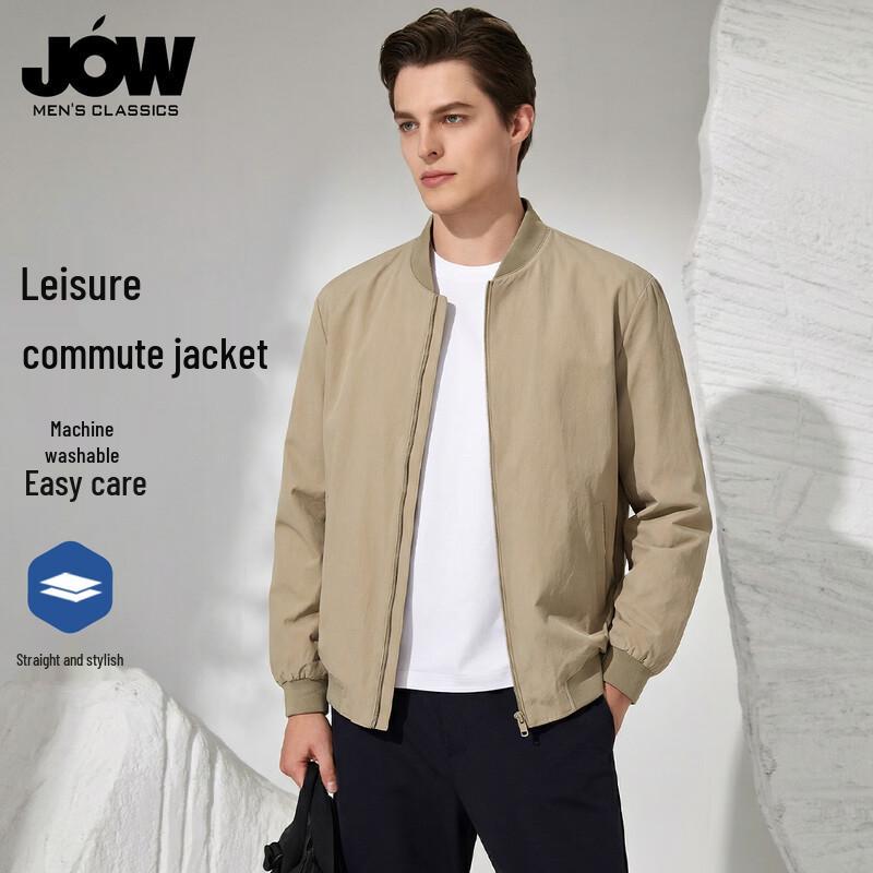 JOW Men s Casual Baseball Collar Jacket L