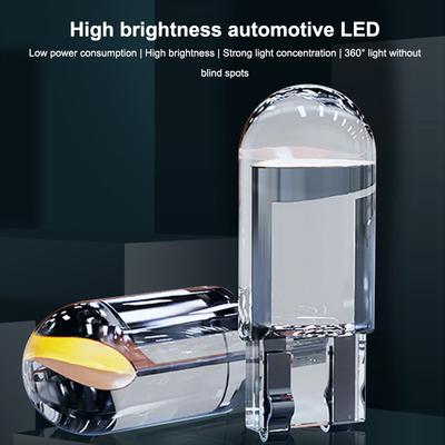 NEW 20PCS Car Light W5W Led T10 COB Car Wedge Parking Light Side Door Bulb Instrument Read Lamp Auto License Plate Light 12V 24V