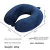Memory Cotton U-shaped Pillow Cold and Warm Two-sided Neck Pillow Travel Portable Aircraft Pillow Office Nap Neck Pillow