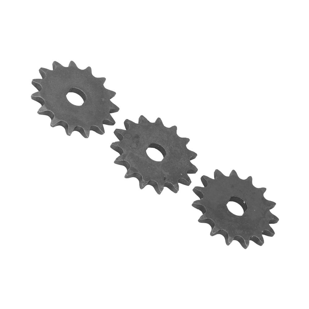 3PCS T8F 15T Engine Gears Steel Scooters Engine Gears Engine Pinion Gear  Electric or Gas Scooters