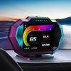 Digitální rychloměr se světlou velkou obrazovkou Univerzální zobrazovací rychlost GPS OBD Head Up LED obrazovka Rychloměr Cockpit Instrument