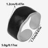 Different Style Silver Color Ring Black Oil Drop Open Adjustable Stainless Steel Rings For Women Men Accessories Enamel Jewelry