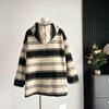 Xin Xing Little Witch Cape Coat for Women - Age-Reducing Gentle Style Wool Outerwear, 2024 Winter
