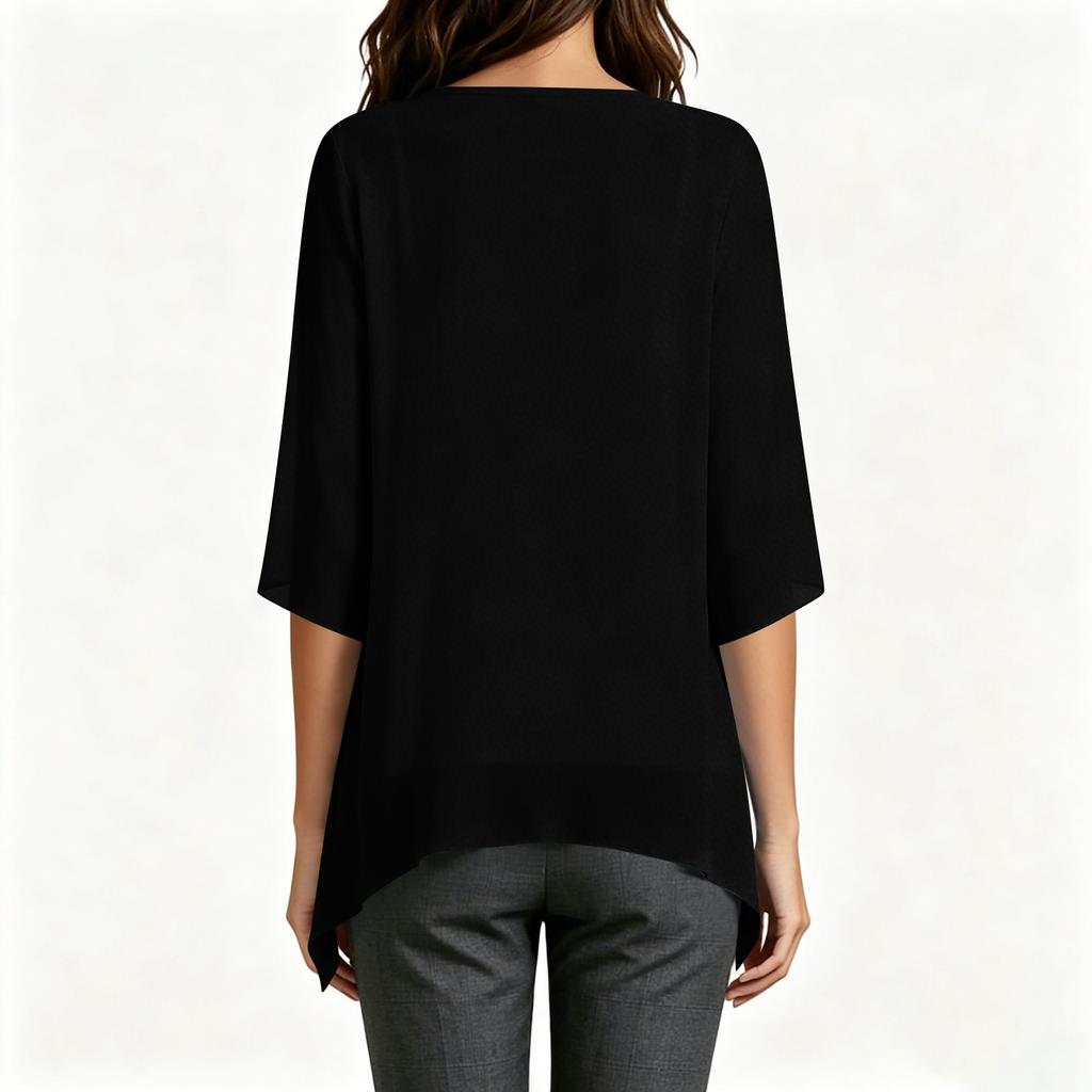 Women Lightweight Chiffon Cardigan Open Front Loose Fit Summer Half Sleeve Casual Outerwear Top for Outdoor