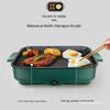 Pentola Elettrica Multifunzione per Grigliata: Shabu-Shabu, Frittura, Arrosto e Barbecue Coreano a Basso Fumo