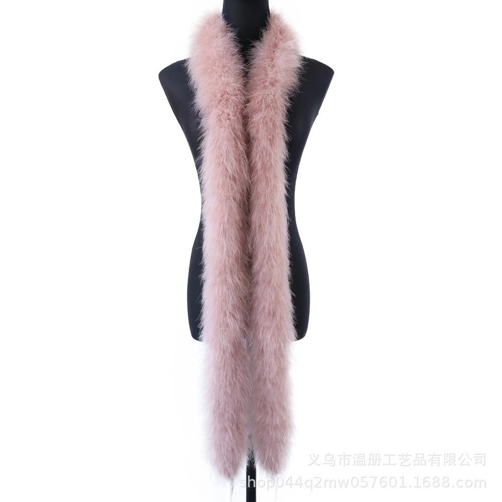 New Turkey Fur 50G Full Fleece Strips Fleece Thickened Scarf Stage Performance Materials Fleece Strips Accessories