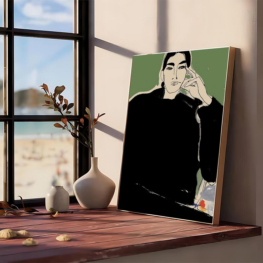 Gambar Abstrak Lind Poster No Framed Poster Kraft Club Bar Paper Vintage Poster Wall Art Painting Bedroom Study Stickers