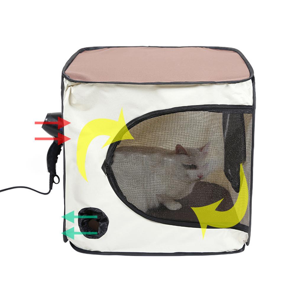 Portable Pet Hair Drying Tent Traveling Pet Cleaning Dry Bag Foldable Cage for Dog Cat
