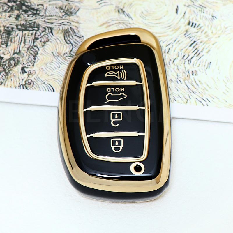 TPU Car Remote Key Case Cover Shell Fob For Hyundai Tucson Santa Fe Rena Sonata Elantra Creta Ix35 Ix45 I10 I30 I40 Accessories