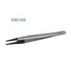 6PCS Watch Hands Installation Work Tweezers Straight Elbow Handle Stainless Antistatic Plastic Tweezers ESD-259 ESD-259A ESD-7A