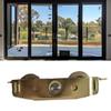 1/2/3pcs Sliding Glass Door Rollers 1-1/4inch Steel Ball Bearing Aluminum Alloy Window Door Pulley Rollers Easy To Use