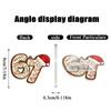 Decoration, Acrylic Hanging Ornament With Hole, Festive Numeral Pendant For  Fireplace, Door, Home Holiday Decorations,