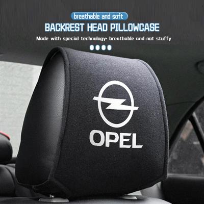 Funda de Almohada para Reposacabezas con Insignia de Logo de Coche para ADAM ASTRA J K CORSA E INSIGNIA MOKKA VIVA Meriva