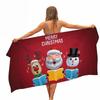 Christmas Microfiber Pool Beach Towel Portable Quick Fast Dry Outdoor Travel Swim Blanket Thin Yoga Gym Home Decor Women Men Kid