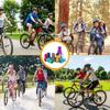 4 Pcs Bicycles Valves Adapters Presta to Schrader Bike Valves Converters Bike Tire Inflatable Connector Road Bike Parts