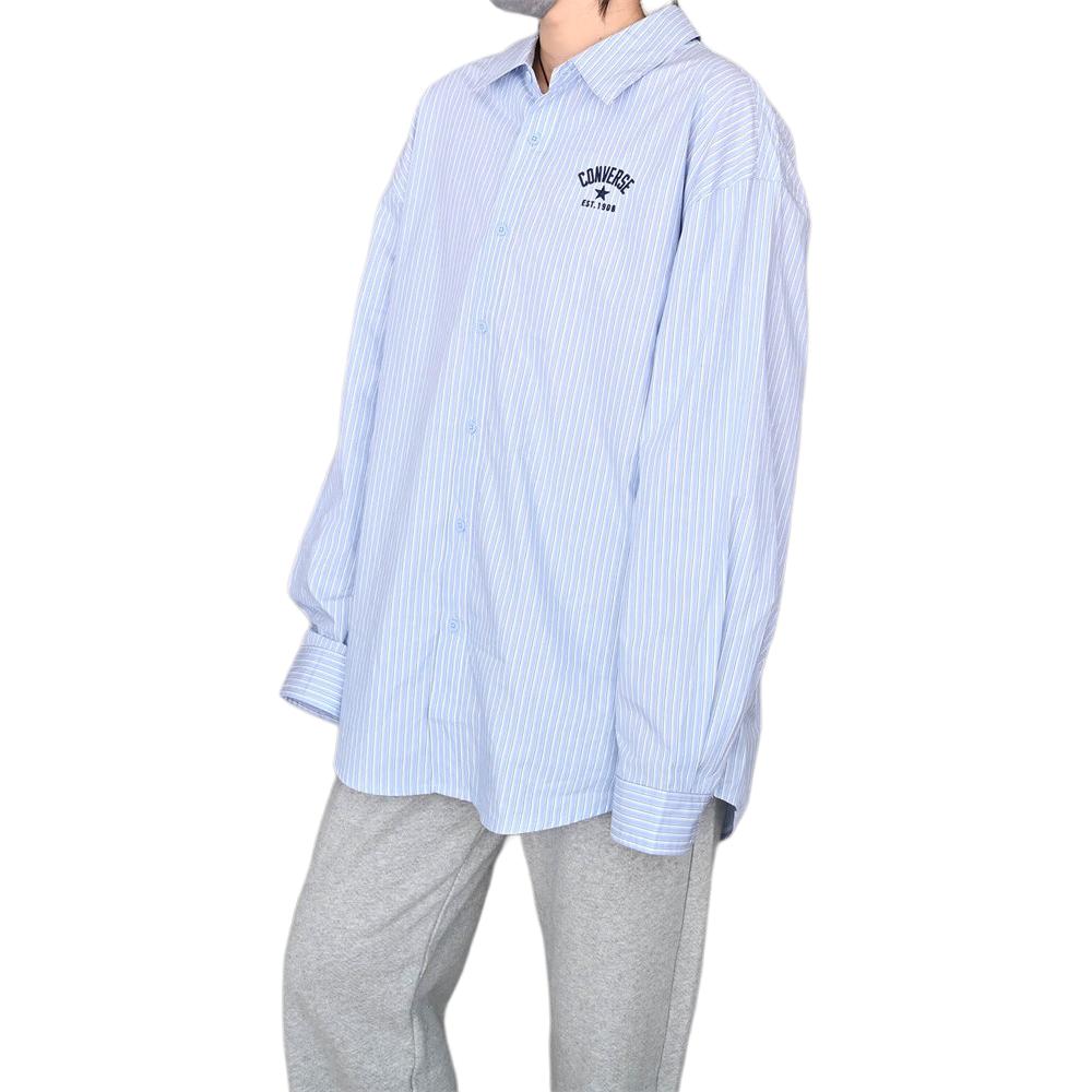 Converse Shirts Men's Blue Lapel Moderate MCJ402-UFC