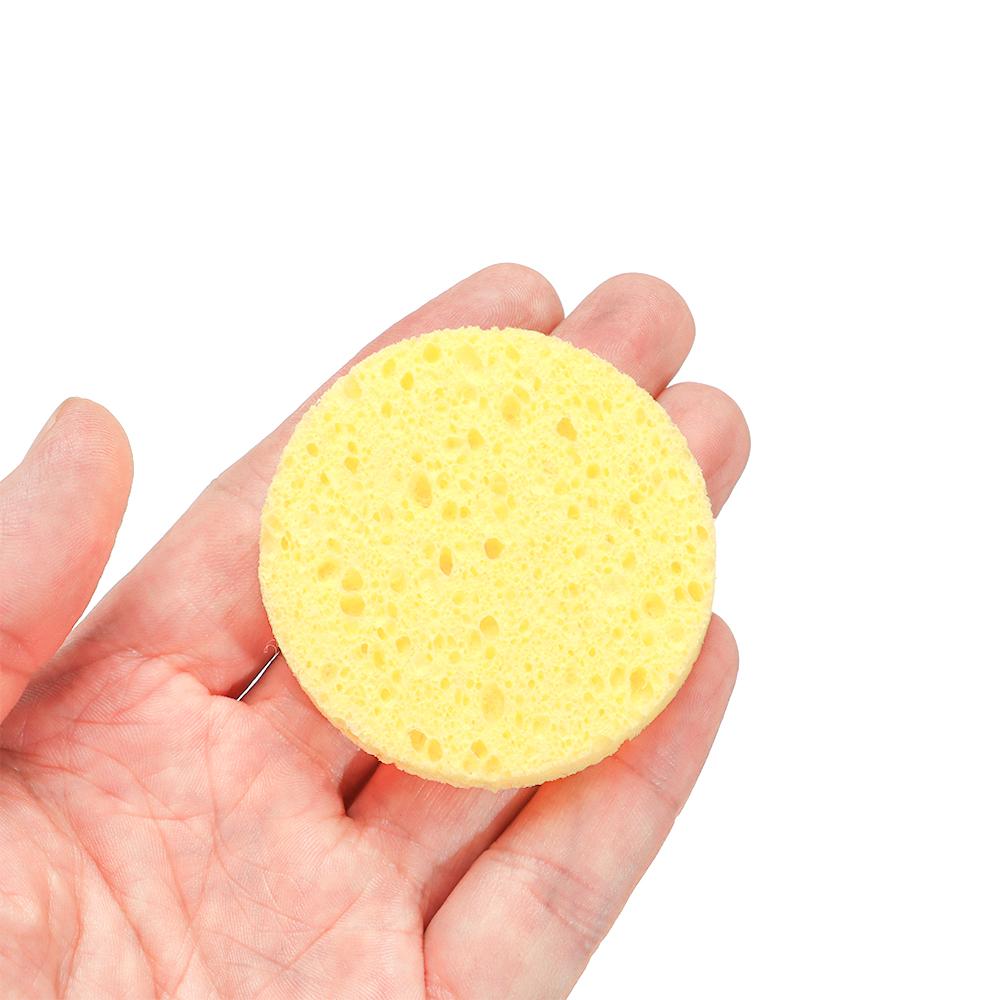 Soft Exfoliator Cleanup Cleansing Sponge Face Wash Pad Body Facial Cleaner Compress Puff