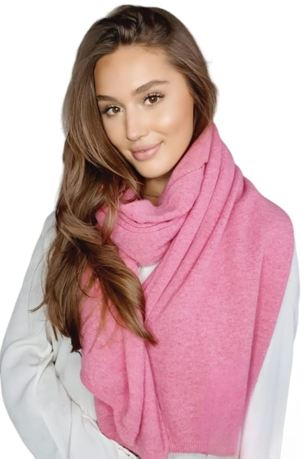 Scarf*01 Women' Winter Color Pink Mel