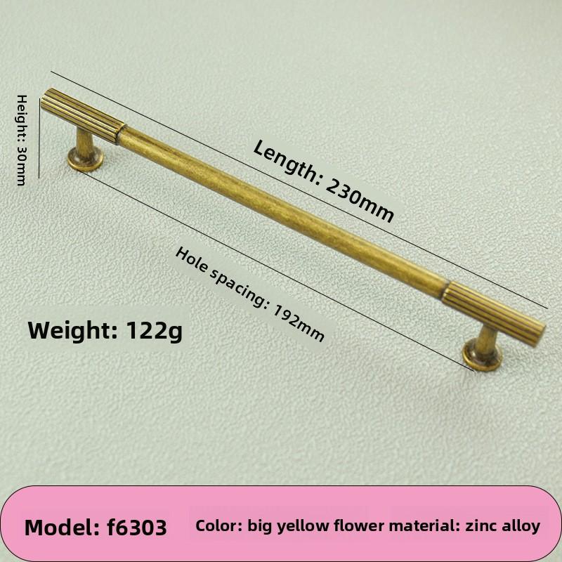 Bronze Solid Antique Brass Cabinet Handles Wardrobe Pull Cupboard Door Knob Kitchen Cabinet Handles Bronze Pulls