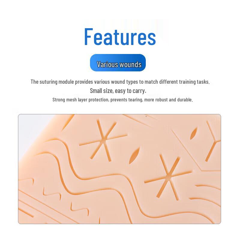 Silicone Suture Practice Pad