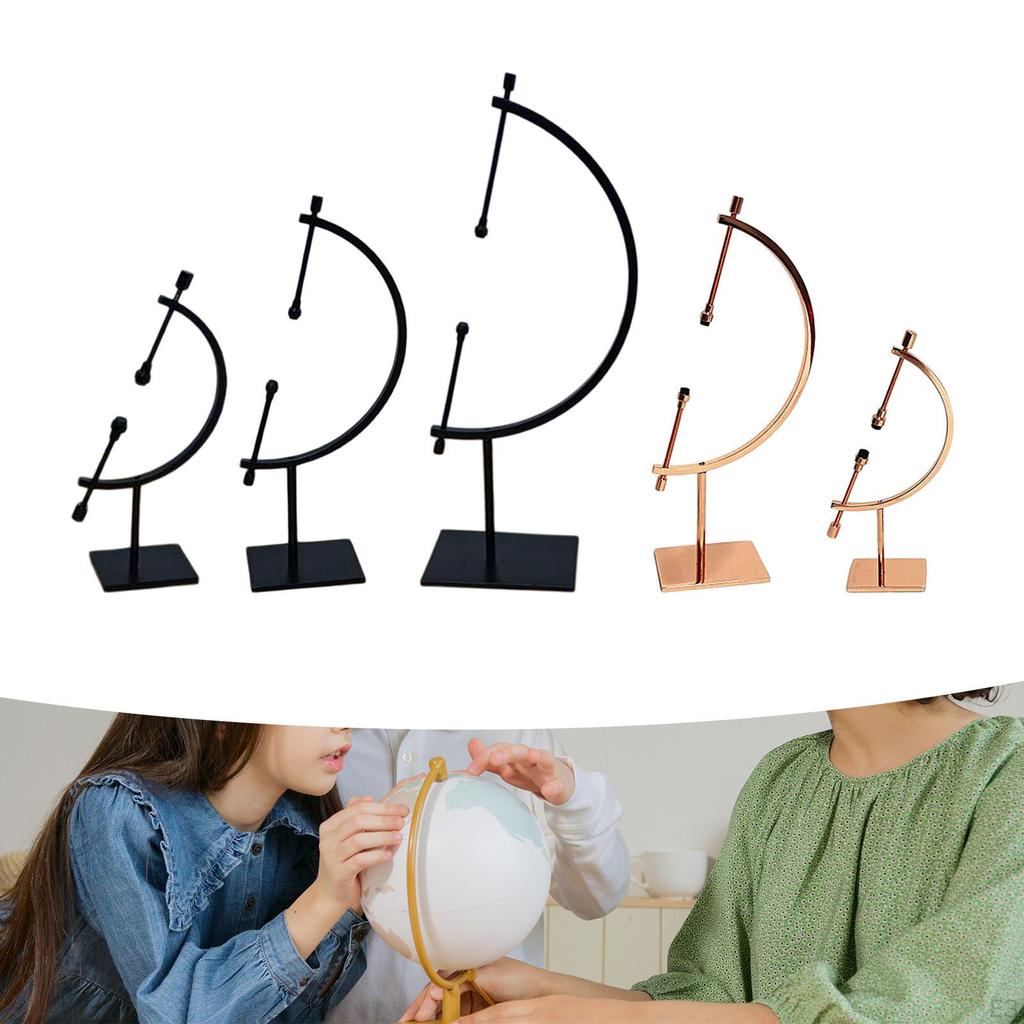 Fashion Ball Holder Ornament Sphere Display Stand for Indoor Living Room Decor Gift