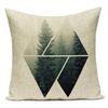 Motto Letters Printed Home Decor Cushion Covers Polyester Black White Pillow Cover Sofa Bed Car Decorative Pillow Case