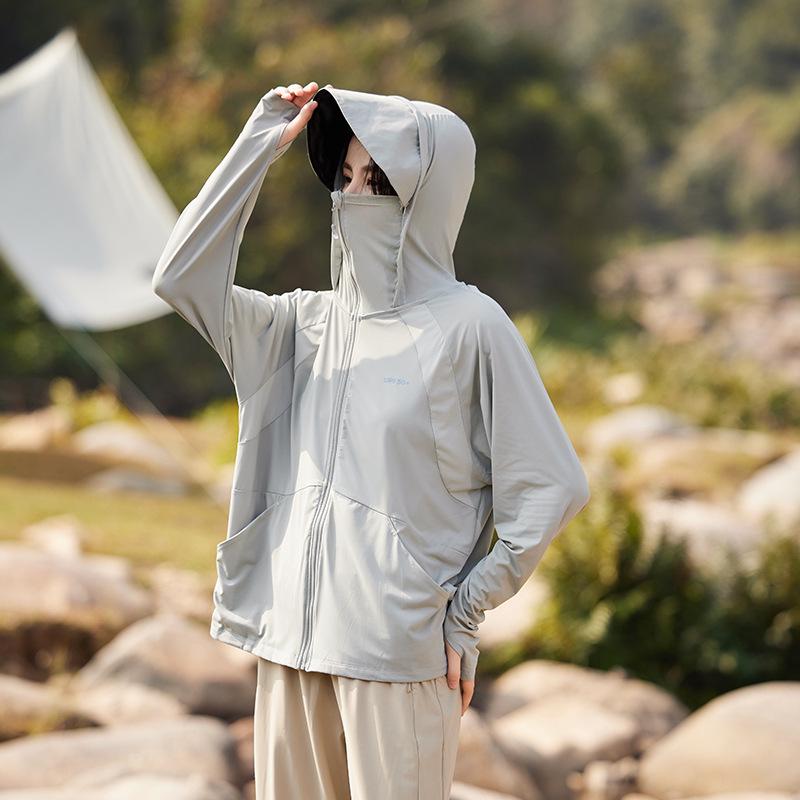 Banana Tree Sun Protection Jacket - Women's Ice Silk UV-Block Black Sunscreen & Men's Pai Pai Anti-UV Outerwear