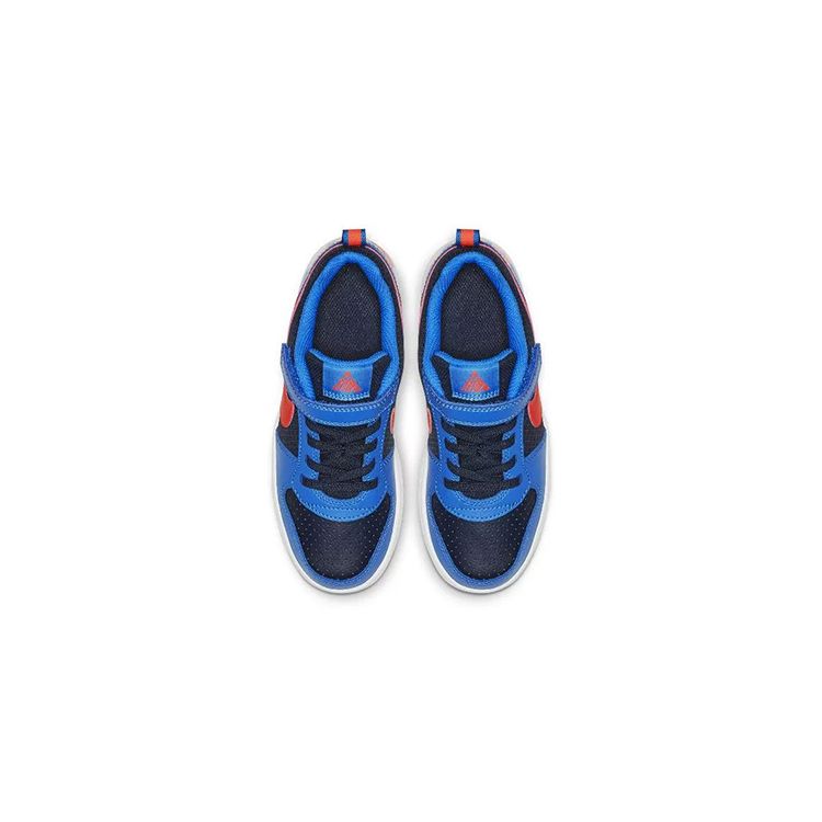 Nike Low Skate Shoes Kids Sneakers Blue Black Red 870025-404
