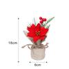 Artificial Simulation Plant Flower Red Berries Christmas Tree Home Decorations Garland DIY Supplies Holiday New Year Ornament