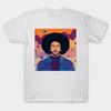 Men Black Print T-shirt Believe In Something No-Cut Transfer Paper Print Cotton Tshirt