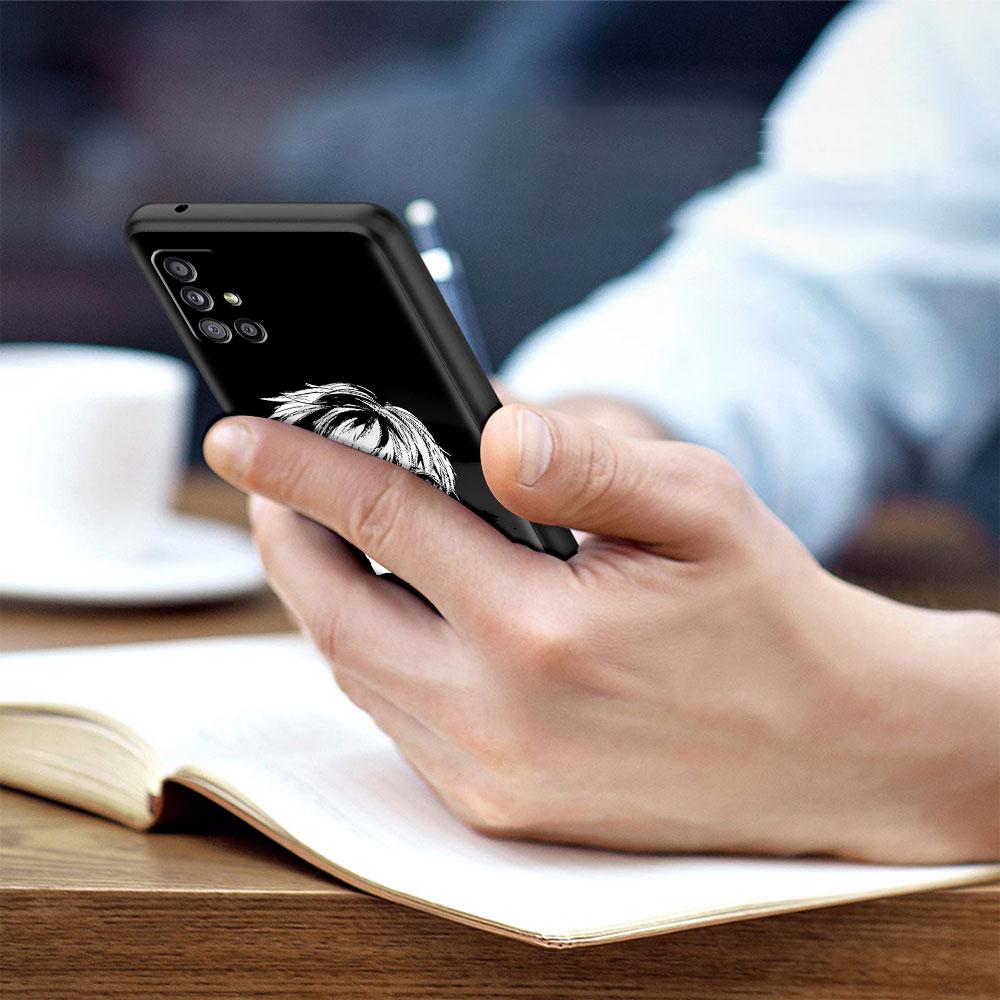 Pouzdro pro Samsung Galaxy A52 A12 A51 A32 A71 A21s A22 A11 A02s A03 A23 A13 A53 A41 A31 A72 Měkký Kryt na Telefon Tokyo Ghoul Anime Sac