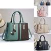 Chic Pu Fashion Handbag For Moms With Compartments And Color Block Design Ideal For Daily Use