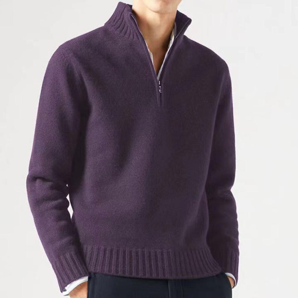 Men's Casual Thick Knit Sweater for Winter Warmth Everyday Wear