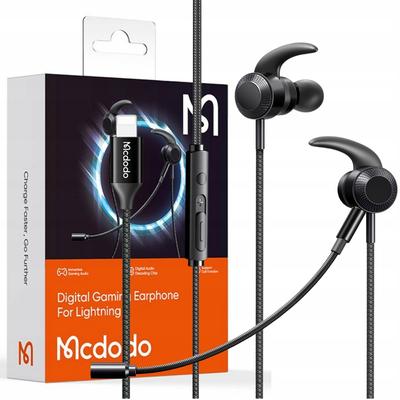 Mcdodo Headphones With Microphone Gaming For Iphone , Black