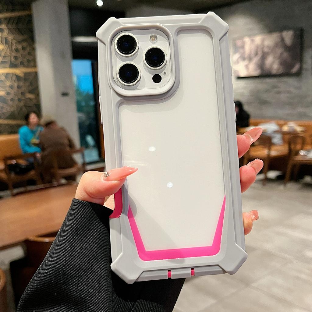 For iPhone 16 Pro Case Detachable 2 in 1 TPU + PC Shockproof Phone Back Cover