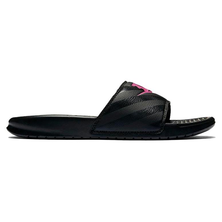 Nike Benassi Jdi Black Vivid Pink Black Women's Women's 343881-061