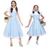 Halloween Wizard of Oz Dorothy Children Adult Play Costumes June Day Festival Parent-Child Performance Costumes Game Costumes