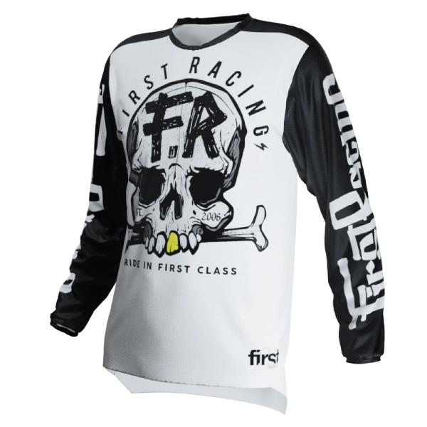 Firstr retro downhill suit off-road locomotive mountaineering forest road off-road bicycle cycling suit long-sleeved racing suit S