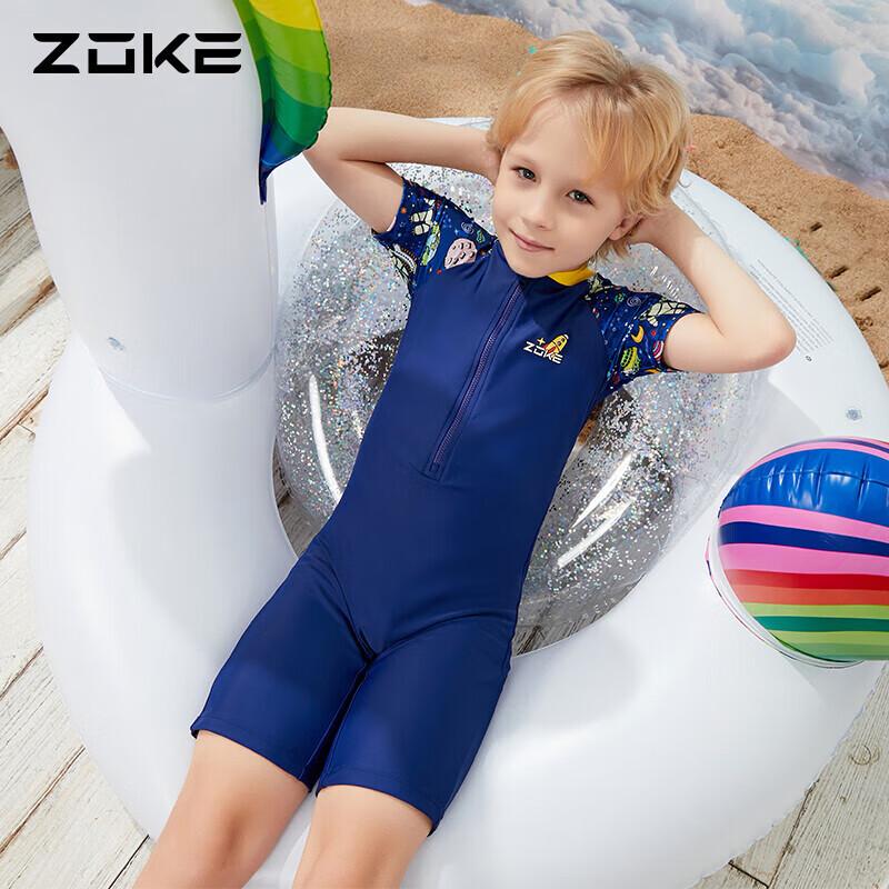 ZOKE Boys  Short-Sleeve One-Piece Swimsuit 14