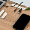 Universal Cord Organizers Clip For All Cable Type C USB Secures Adhesive Desk Wall Mount Clip