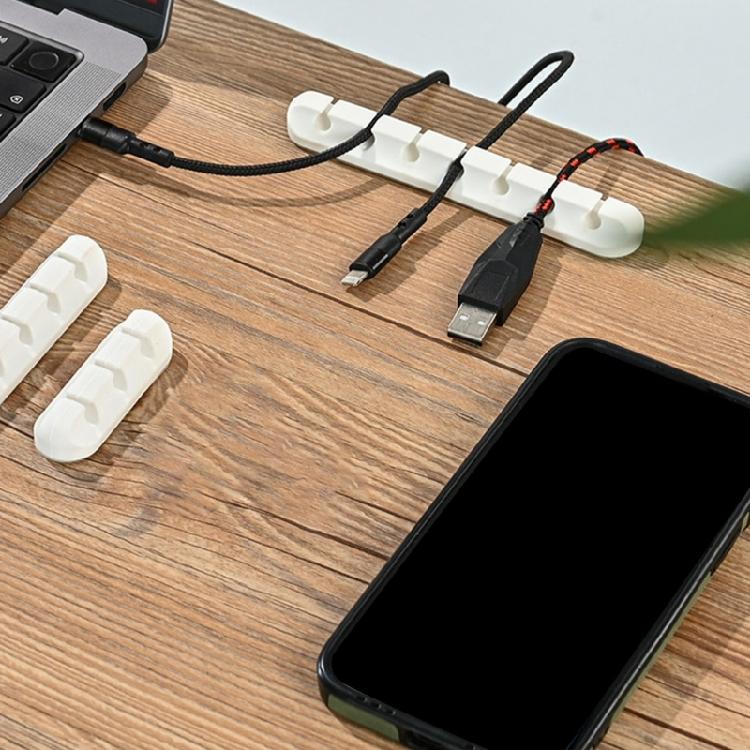 Universal Cord Organizers Clip For All Cable Type C USB Secures Adhesive Desk Wall Mount Clip