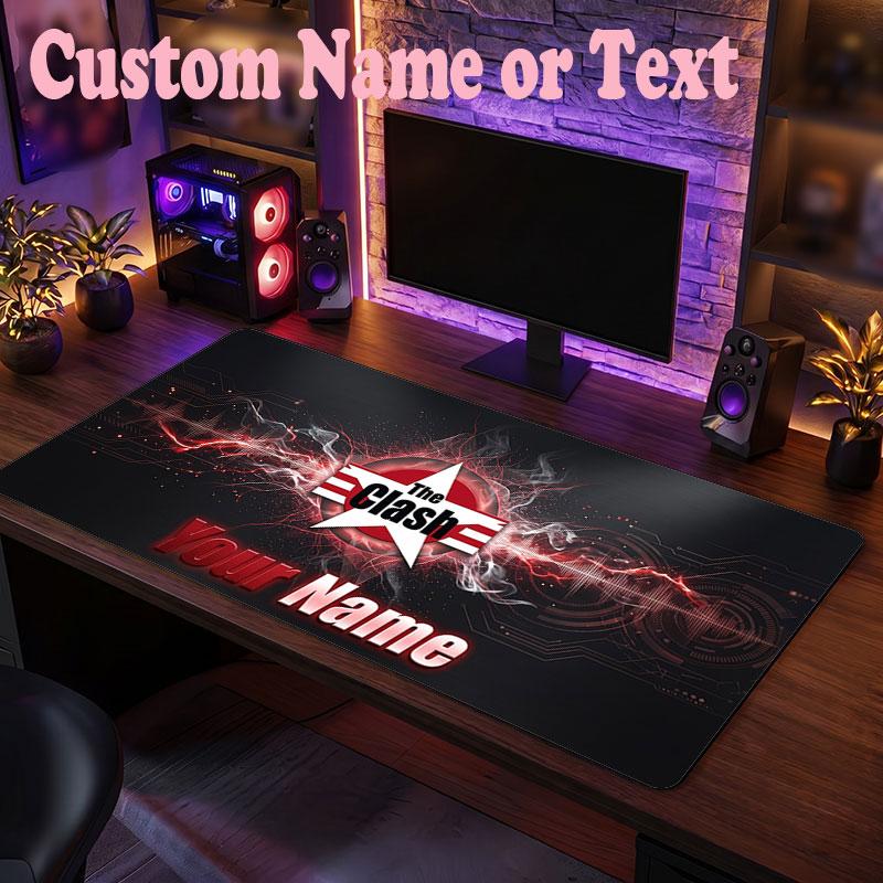 The Cure Customized Name Text Mouse Pad, Large Desk Mouse Mat Personalized Home Office Present