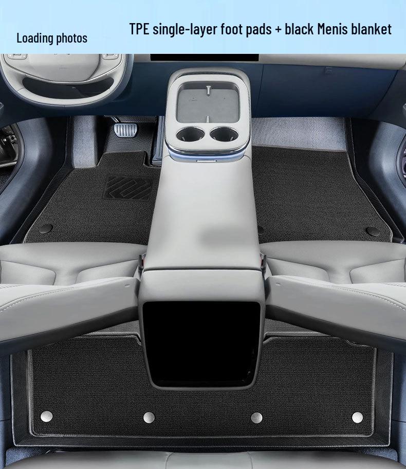 XPeng G7 Custom-Fit Double-Layer TPE Foot Mats, Fully Enclosed, 25 Designs, Original Car Color