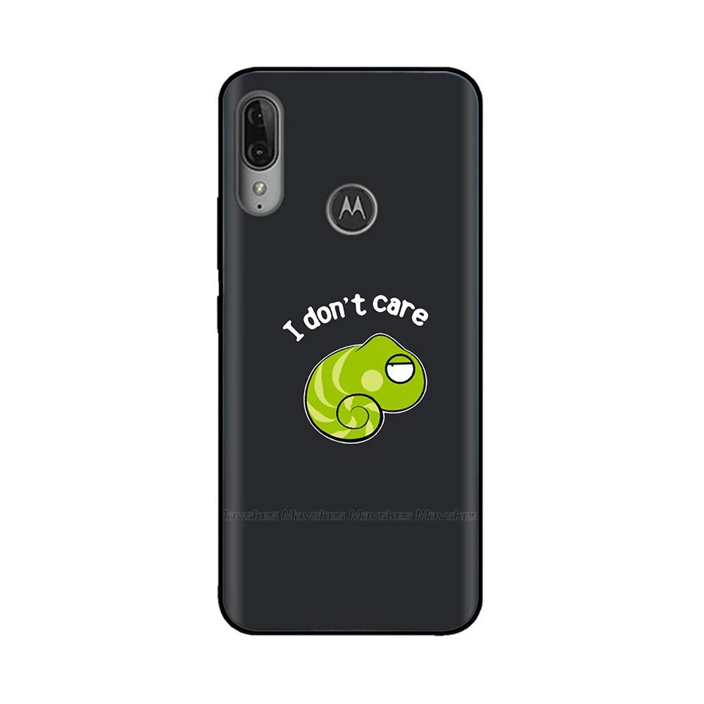 For Moto E6 Plus Case Soft Black Silicone Phone Back Cover For Motorola Moto E6 Play E6s 2020 MotoE6 Plus Case Cover Coque Funda