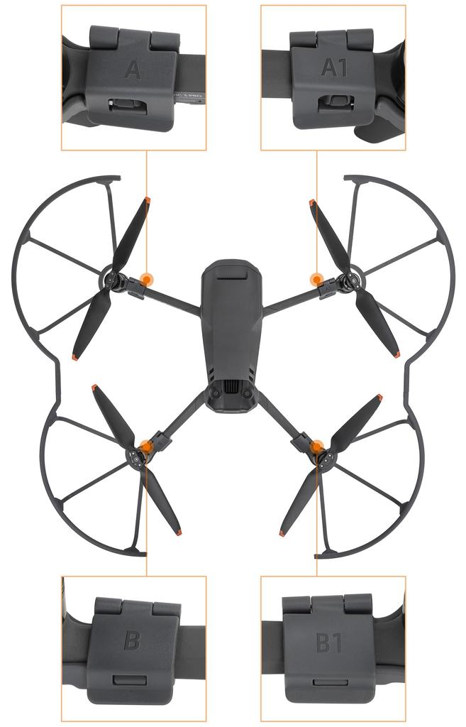 TOMGDRACO DJI Mavic 3 Pro Propeller Holder, Propeller Fixing Holder, Transport Protector for Travel and Storage, Upgraded Protection for Mavic 3 Pro
