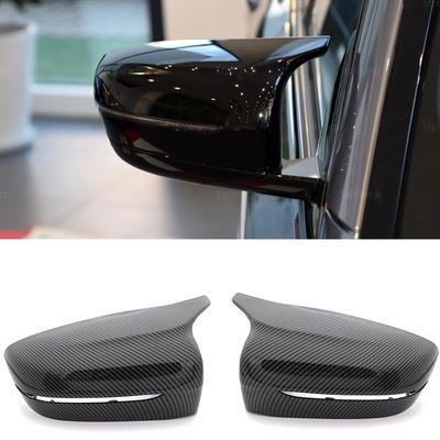 Carbon Fiber Look Replacement Rearview Side Mirror Covers Cap For BMW 4 5 7 8 Series G11 G12 G14 G15 G16 G22 G23 G24 G30 G31 G38