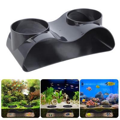 Aquarium Landscape Decoration Hidden Space Shelter Tunnel Cave for Shrimp Fish Great for Various Fishtanks Environment