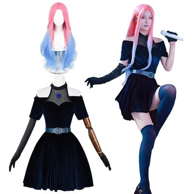 Mizi Cosplay com Fantasia R1 Cosplay para Perfeito para Escola e Apresentações de Palco Cosplay com Tamanho [Produto Excelente] Peruca, Adultos, Festivais,