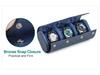 Scratch-Resistant Genuine Leather Watch Storage Box - Unisex 3-Piece Set with Pillowcase for Travel