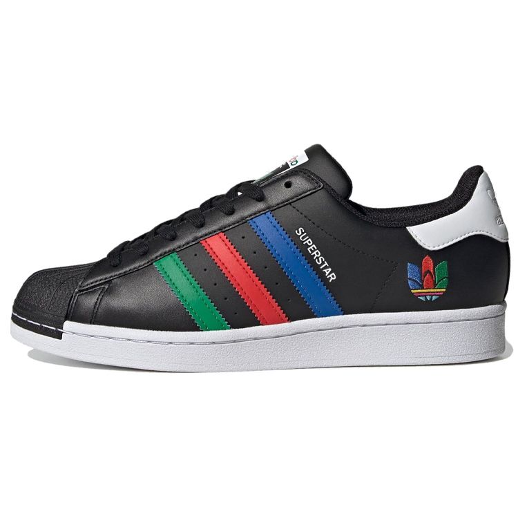 

Кроссовки унисекс adidas Superstar Inclusivity Black Core-Black Green FU9520